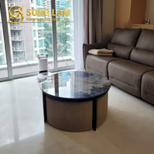 Bộ Bàn Trà Tròn Phong Cách Hiện Đại Johan TS12215 - Ảnh 3