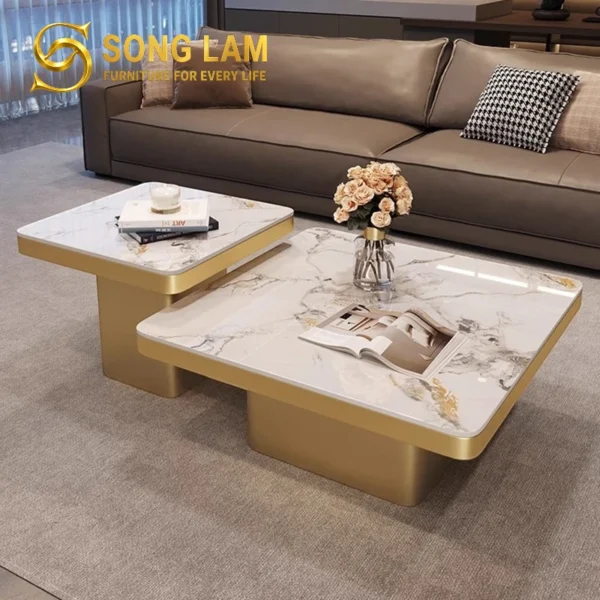Bàn Trà Mặt Vuông Tối Giản Duora TS21115 1 TS21115 2