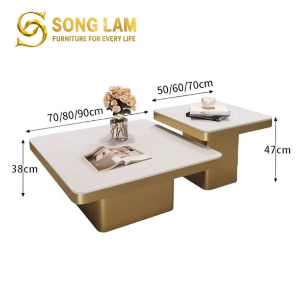 Bàn Trà Mặt Vuông Tối Giản Duora TS21115 3 TS21115 9