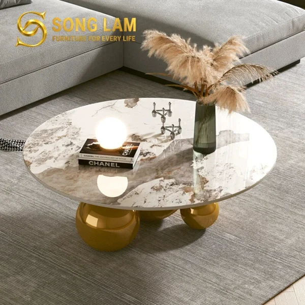 Bàn Trà Mặt Đá Nghệ Thuật Soul TS221112 1 TS221112 3