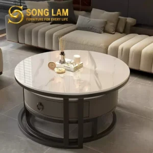 Bàn Trà Đôi Mặt Tròn Hiện Đại Zen TS22211 - Ảnh 5