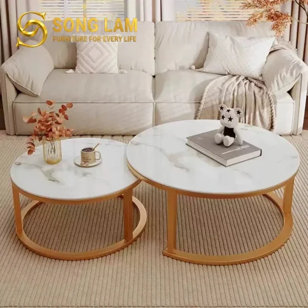 Bàn Trà Đôi Phòng Khách Hiện Đại Nest TS22218 1 TS22218 1