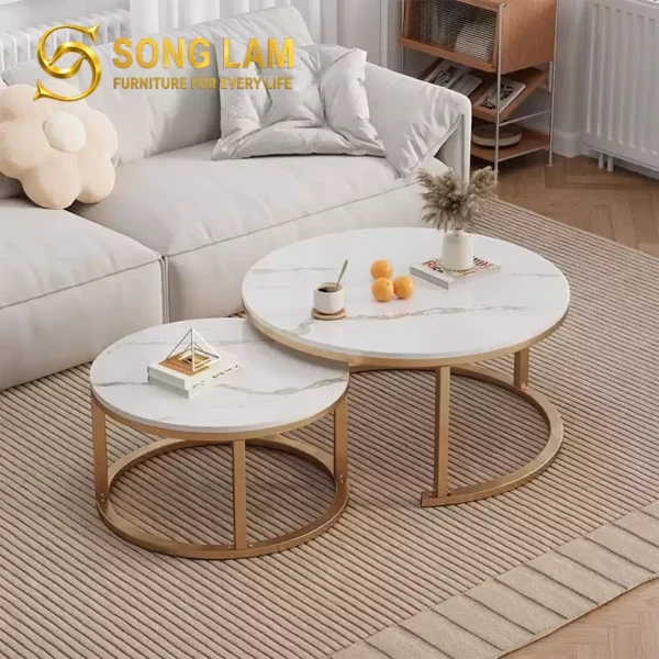 Bàn Trà Đôi Phòng Khách Hiện Đại Nest TS22218 4 TS22218 2