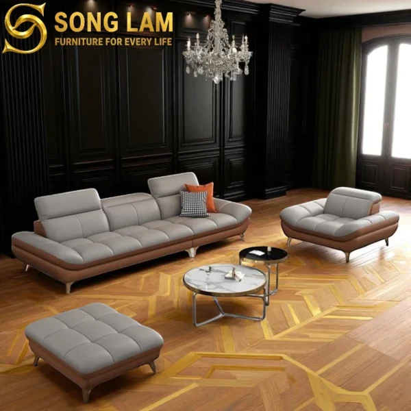 Đôn sofa Venice OIR0317 dạng ghế đơn bọc nệm cao cấp phong cách tối giản hiện đại